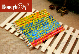 High Quality Wooden Rainbow Color Pencil